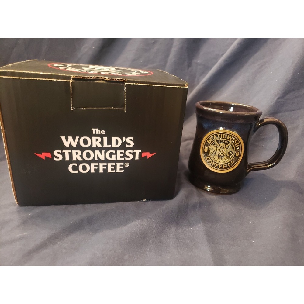 Death Wish Coffee Loki 2023 April Fool's Day Mug 2005/3500 Deneen Pottery New‎